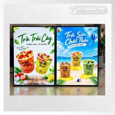 Bảng đèn led trà sữa
