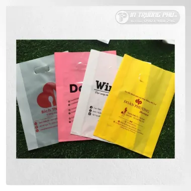 Con dấu in logo lên bao bì