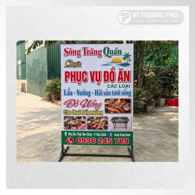 Mẫu biển quảng cáo in bạt đẹp