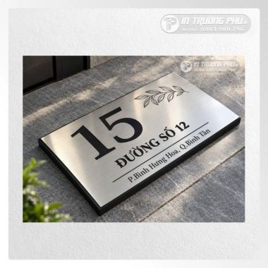 Mẫu biển số nhà biệt thự