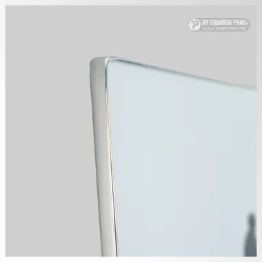 Ảnh phóng High Quality Ép Gỗ In Lụa Viền Bạc