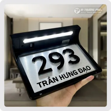 Biển số nhà tích hợp đèn Led-BSN-TP017