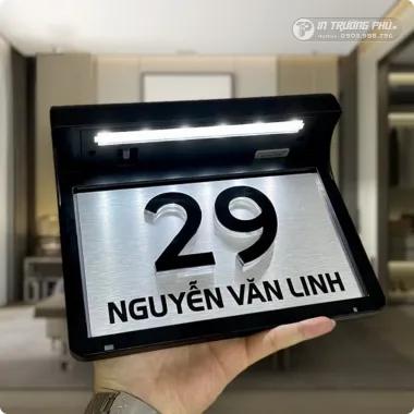 Biển số nhà tích hợp đèn Led-BSN-TP017