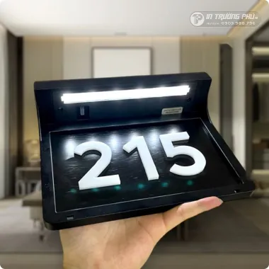 Biển số nhà tích hợp đèn Led-BSN-TP017