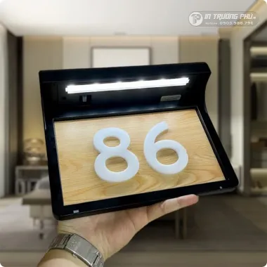 Biển số nhà tích hợp đèn Led-BSN-TP017