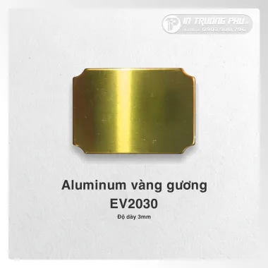 Biển Công Ty - Aluminum Gương In UV