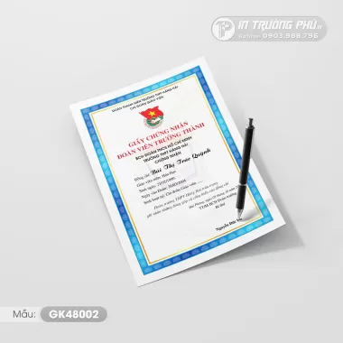Giấy Chứng Nhận 