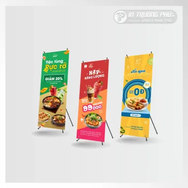 Standee in trên bạt Hiflex