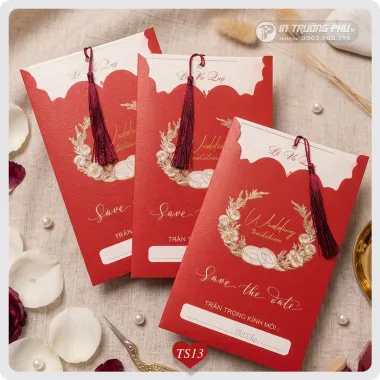 Thiệp cưới cao cấp-TS13
