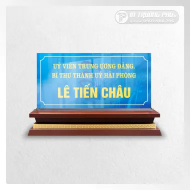 Biển chức danh mica