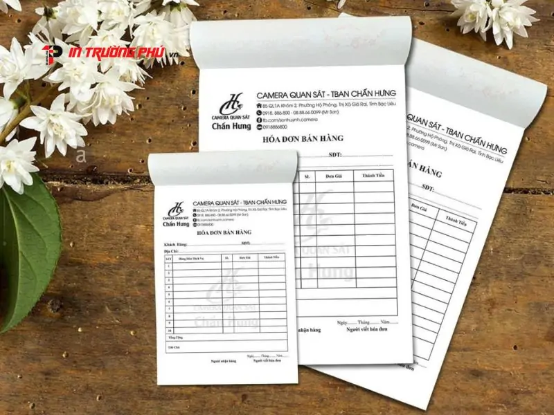 C&aacute;c th&ocirc;ng số kỹ thuật trong quy c&aacute;ch in h&oacute;a đơn b&aacute;n lẻ 2-3 li&ecirc;n