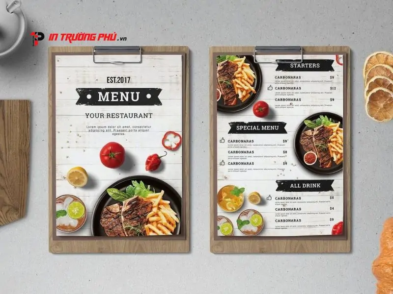 Tại sao cần kiểm tra kỹ file thiết kế trước khi gửi in menu