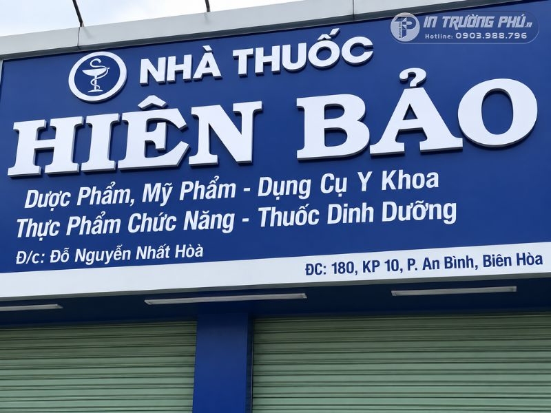 Bảng hiệu nh&agrave; thuốc
