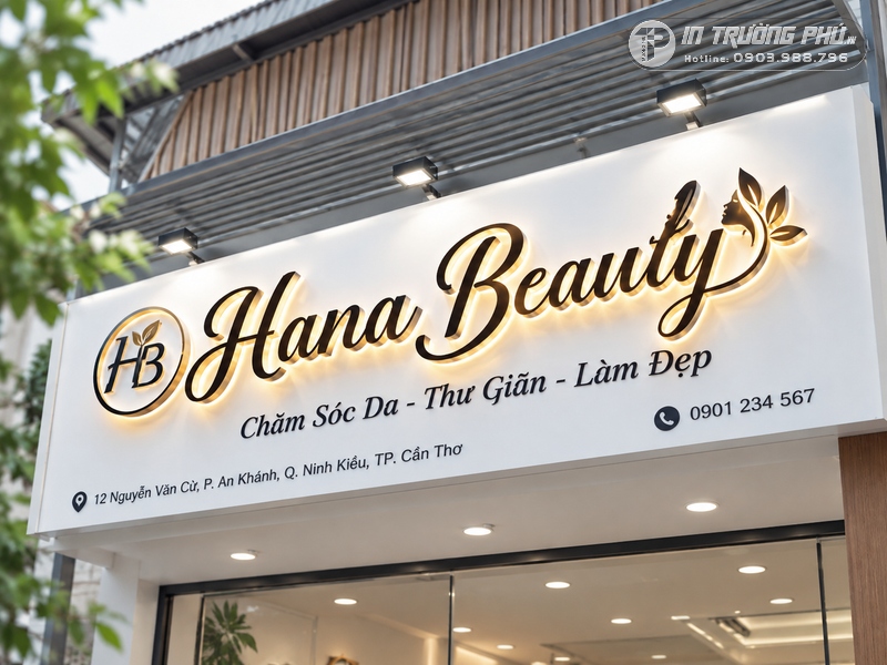 Biển LED spa