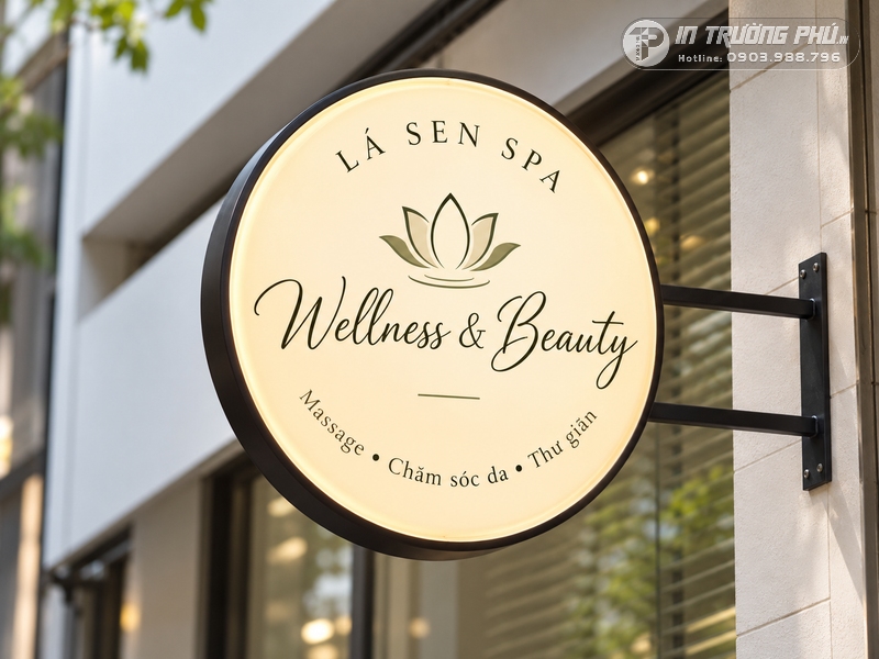 Biển LED spa