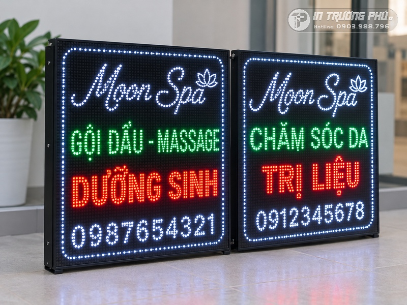 Biển LED spa