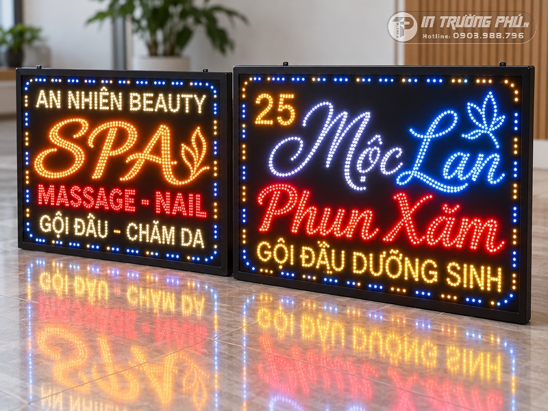 Biển LED spa