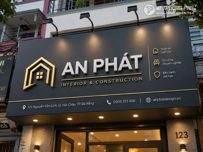 Bảng hiệu Alu cho Spa