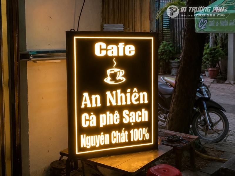 bảng hiệu cafe take away