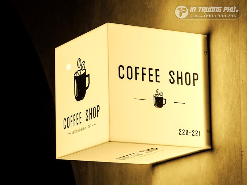 bảng hiệu cafe take away
