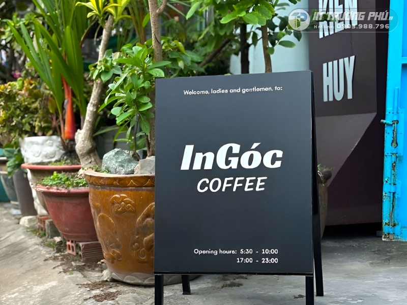 bảng hiệu cafe mang đi