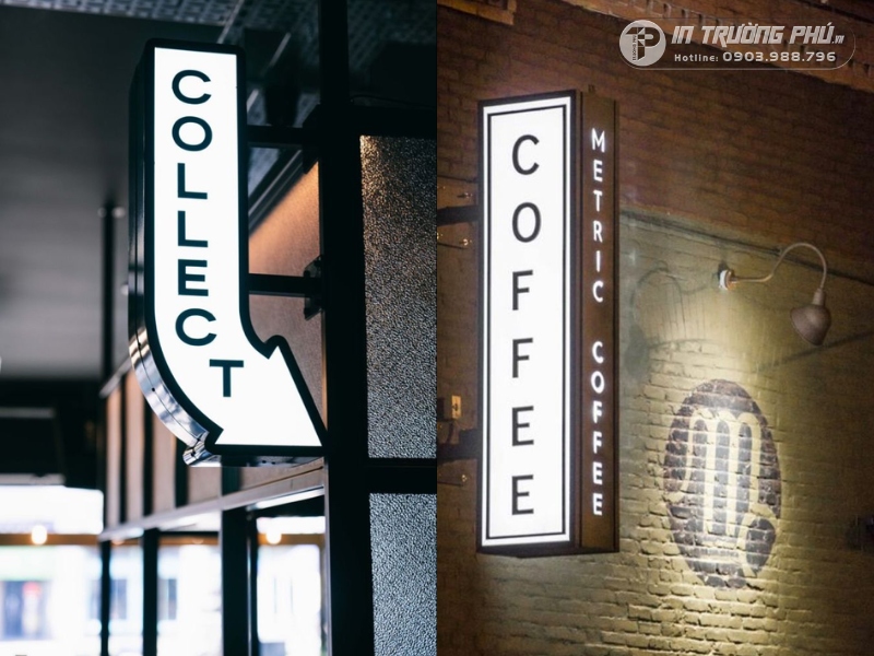 bảng hiệu cafe