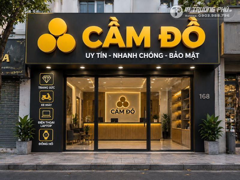bảng hiệu cầm đồ đẹp