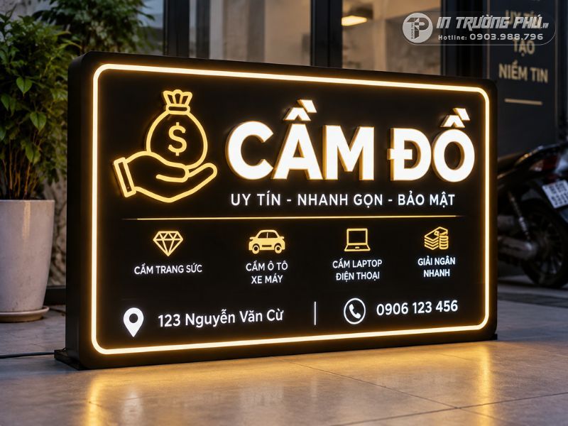 biển hiệu cầm đồ