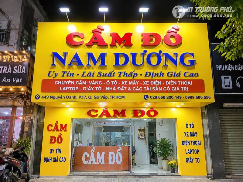 biển hiệu cầm đồ