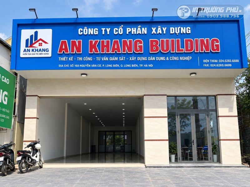 bảng hiệu c&ocirc;ng ty x&acirc;y dựng