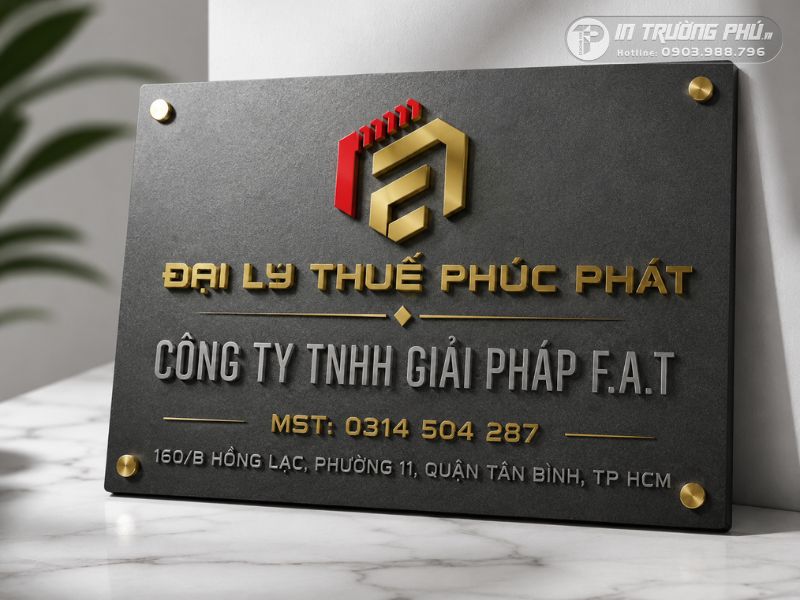 Bảng hiệu c&ocirc;ng ty