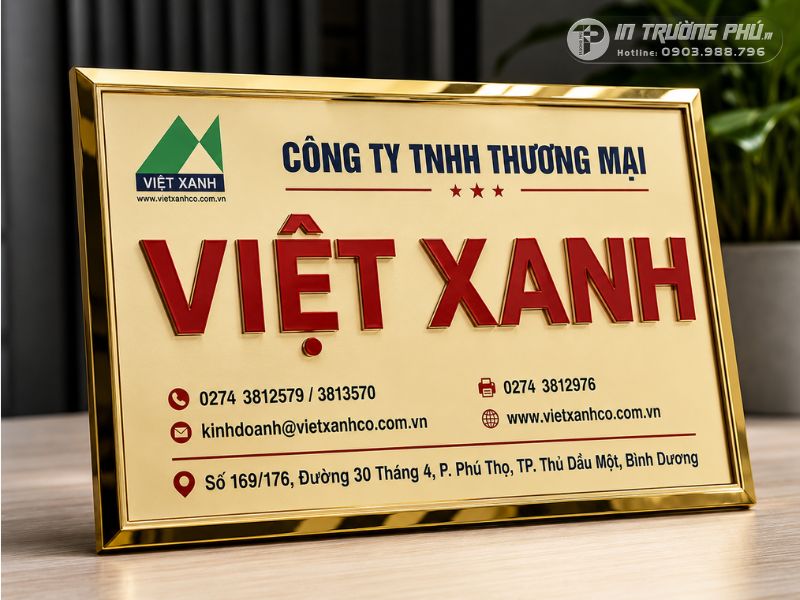 Bảng hiệu c&ocirc;ng ty