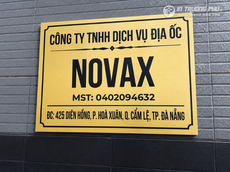 Bảng hiệu c&ocirc;ng ty
