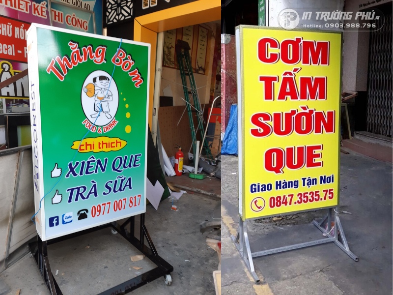 bảng hộp đ&egrave;n đứng
