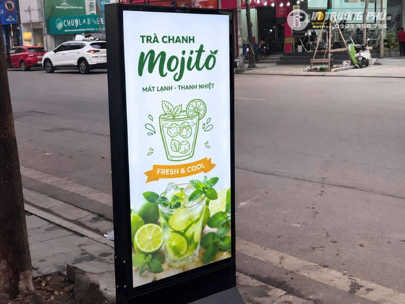 bảng hiệu hộp đ&egrave;n chữ nổi