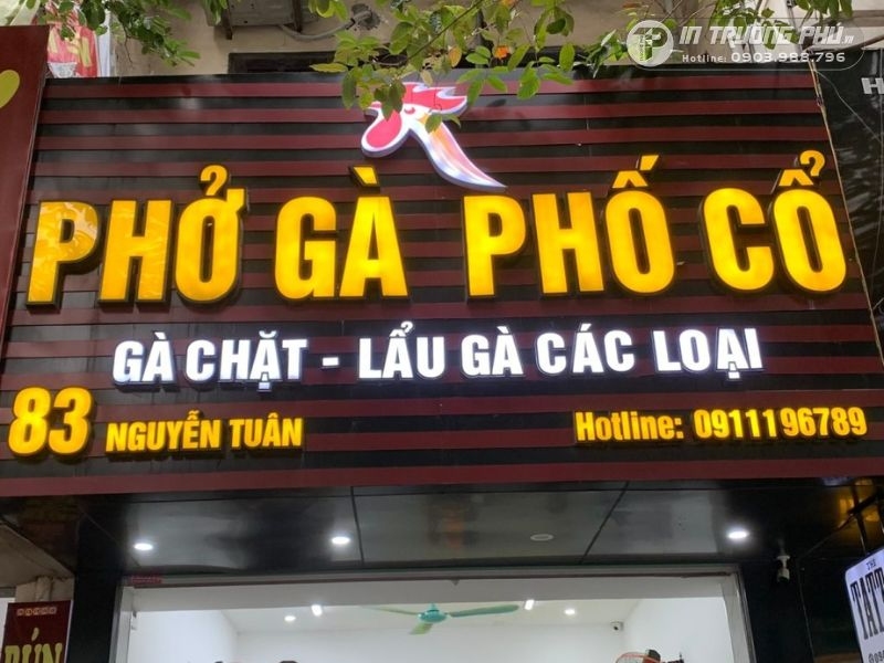 gi&aacute; l&agrave;m bảng hiệu qu&aacute;n ăn