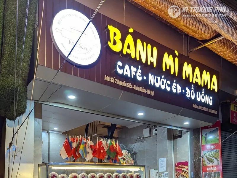 biển hiệu qu&aacute;n ăn