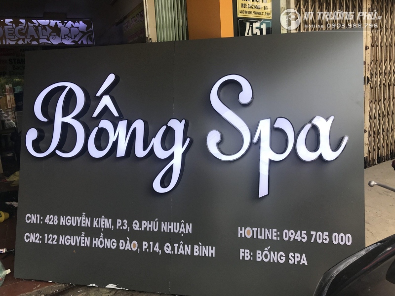 bảng hiệu spa
