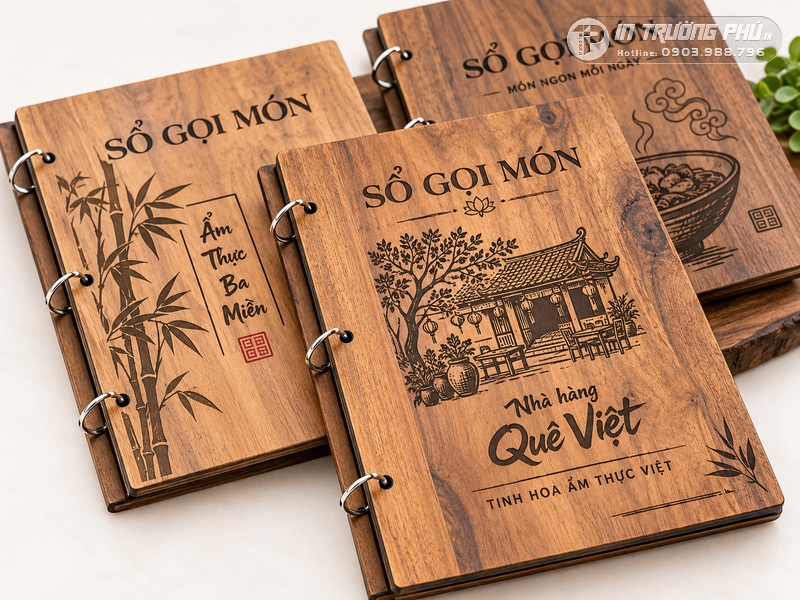 B&igrave;a menu nh&agrave; h&agrave;ng