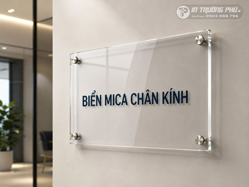 Biển c&ocirc;ng ty mica