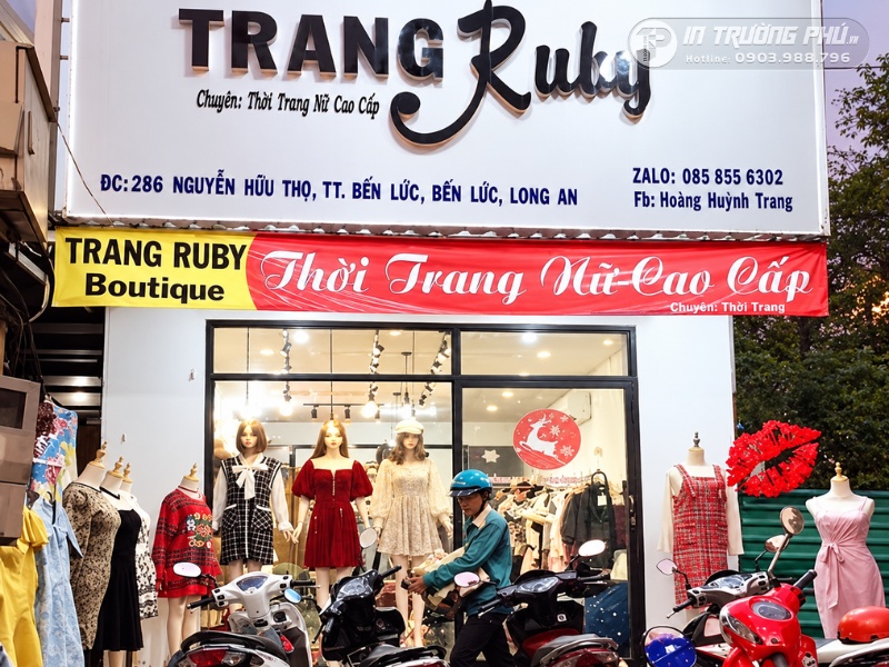 Biển hiệu shop đẹp, ấn tượng