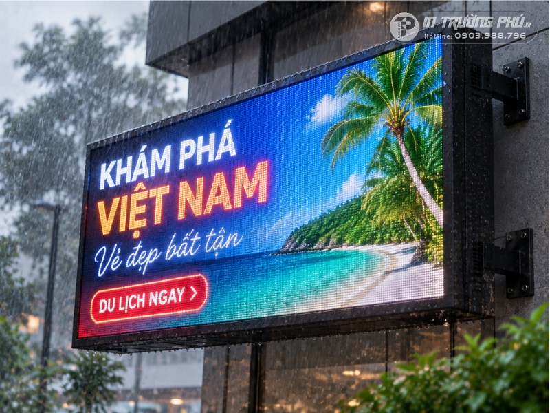 Biển led ma trận hải ph&ograve;ng