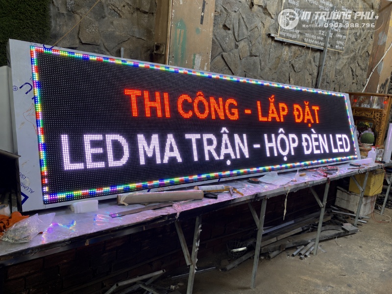 bảng led ma trận full m&agrave;u
