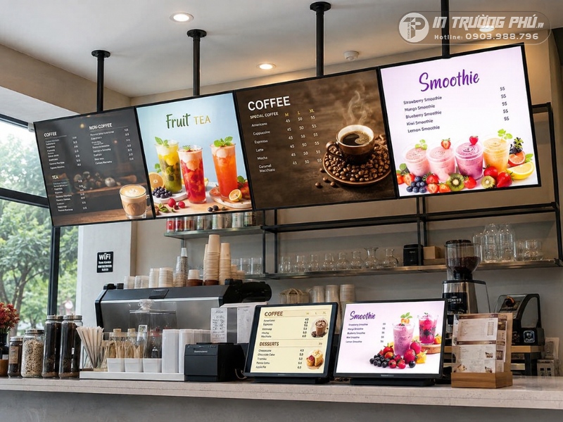 biển menu led