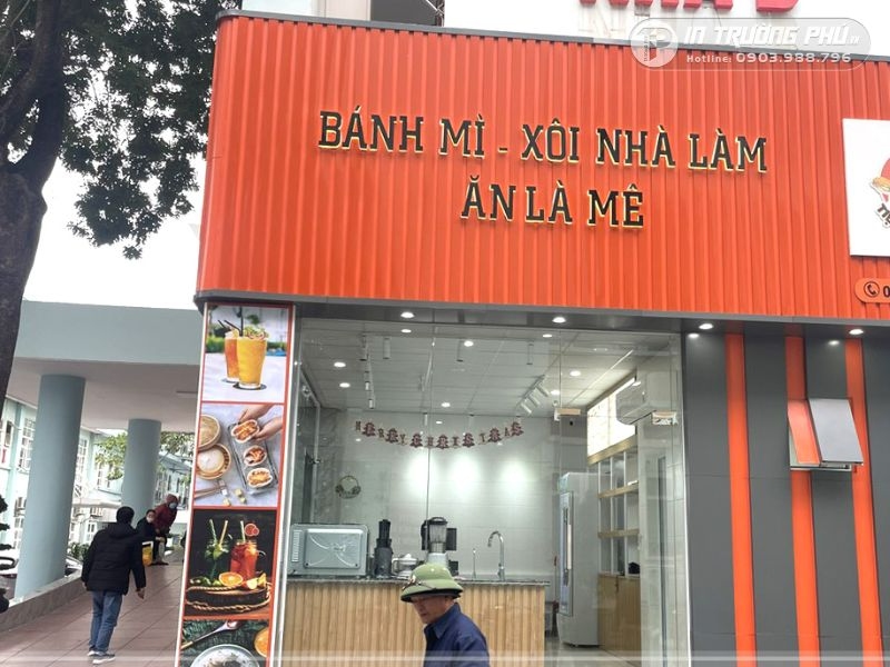 bảng hiệu qu&aacute;n ăn s&aacute;ng