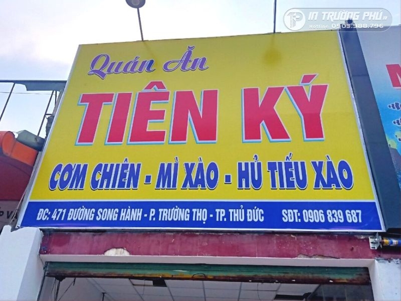 biển quảng c&aacute;o qu&aacute;n ăn s&aacute;ng
