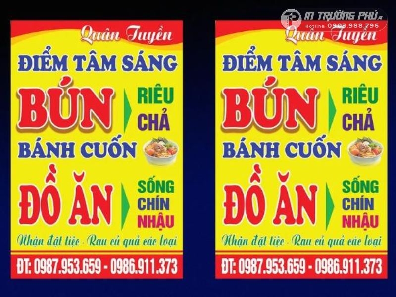 biển quảng c&aacute;o qu&aacute;n ăn s&aacute;ng