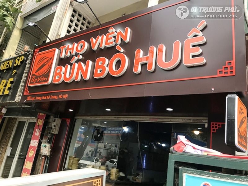 bảng hiệu qu&aacute;n ăn s&aacute;ng