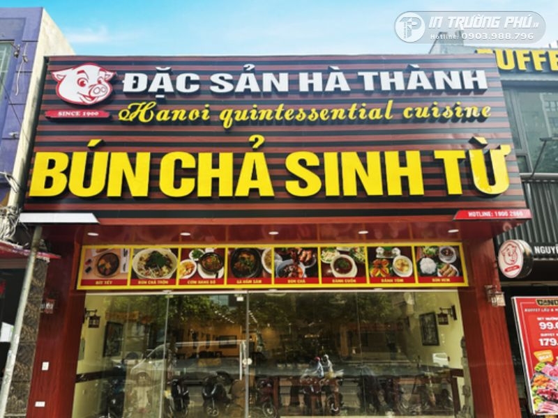bảng hiệu ăn s&aacute;ng