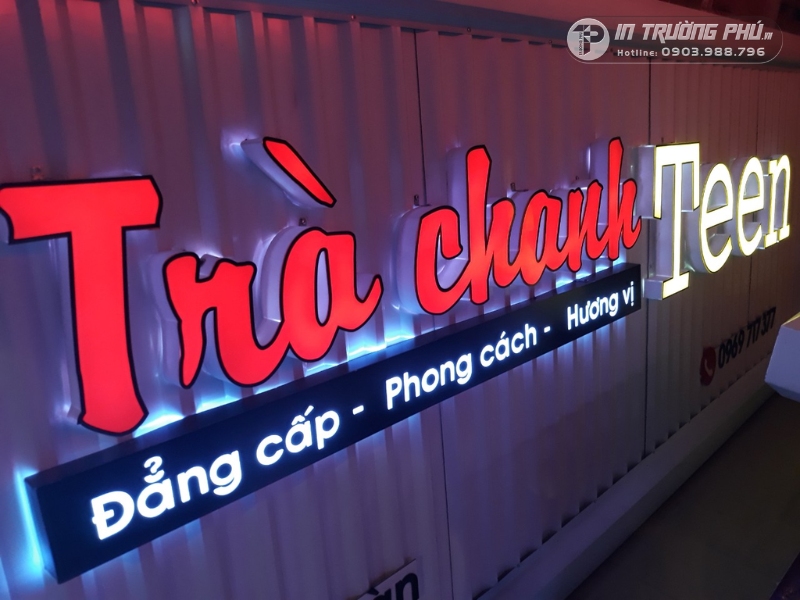 biển quảng c&aacute;o tr&agrave; chanh